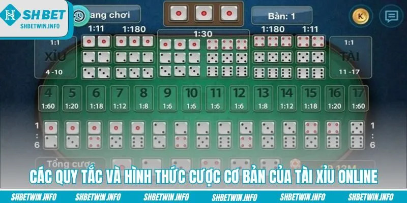 cac-quy-tac-va-hinh-thuc-cuoc-co-ban-cua-tai-xiu-online